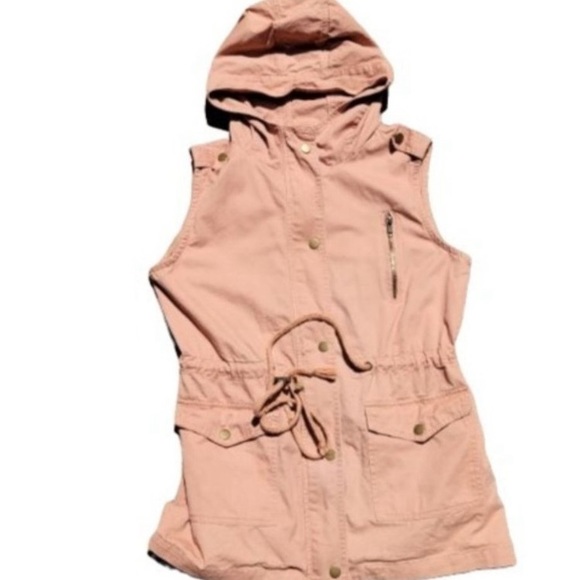 Pink Utility Vested Jacket - Picture 2 of 5